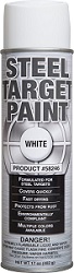 12 CANS OF WHITE TARGET PAINT